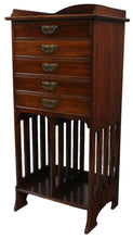 Load image into Gallery viewer, English Mahogany Music Cabinet c.1900