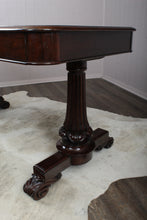 Load image into Gallery viewer, A Handsome Single Drawered English Rosewood Desk c.1880