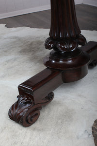 A Handsome Single Drawered English Rosewood Desk c.1880