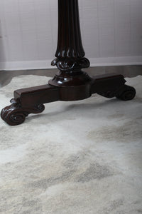 A Handsome Single Drawered English Rosewood Desk c.1880