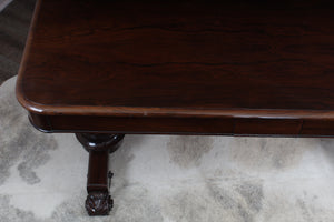 A Handsome Single Drawered English Rosewood Desk c.1880