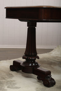 A Handsome Single Drawered English Rosewood Desk c.1880