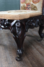 Load image into Gallery viewer, English Heavily Carved Mahogany Prie Dieu c.1880