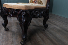 Load image into Gallery viewer, English Heavily Carved Mahogany Prie Dieu c.1880