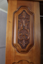 Load image into Gallery viewer, English Satinwood Hand Carved Wardrobe c.1910