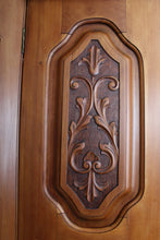 Load image into Gallery viewer, English Satinwood Hand Carved Wardrobe c.1910