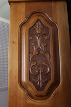 Load image into Gallery viewer, English Satinwood Hand Carved Wardrobe c.1910