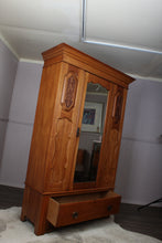 Load image into Gallery viewer, English Satinwood Hand Carved Wardrobe c.1910