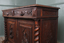 Load image into Gallery viewer, French Oak Carved Cabinet c.1890
