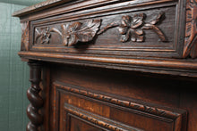 Load image into Gallery viewer, French Oak Carved Cabinet c.1890