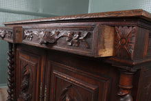 Load image into Gallery viewer, French Oak Carved Cabinet c.1890
