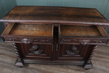 Load image into Gallery viewer, French Oak Carved Cabinet c.1890