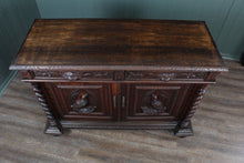 Load image into Gallery viewer, French Oak Carved Cabinet c.1890