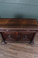 Load image into Gallery viewer, French Oak Carved Cabinet c.1890