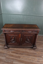 Load image into Gallery viewer, French Oak Carved Cabinet c.1890
