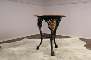 English Cast Iron Based Pub Table c.1900