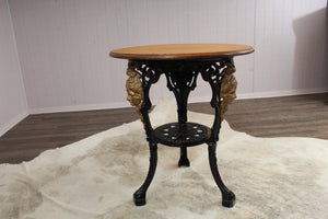 English Cast Iron Based Pub Table c.1900