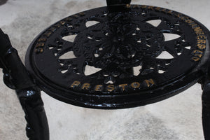 English Cast Iron Based Pub Table c.1900