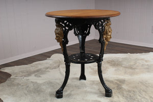 English Cast Iron Based Pub Table c.1900