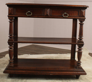 French Oak Transformative Server circa 1880