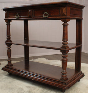 French Oak Transformative Server circa 1880