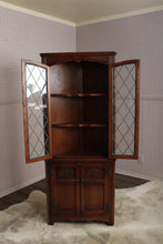 Load image into Gallery viewer, English Oak Corner Cabinet