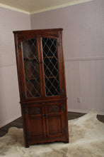 Load image into Gallery viewer, English Oak Corner Cabinet