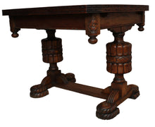 Load image into Gallery viewer, English Oak Drawleaf Table c.1920