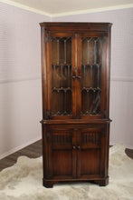 Load image into Gallery viewer, English Oak Corner Cabinet