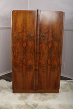 Load image into Gallery viewer, English Burl Walnut Fitted Wardrobe c.1930