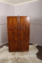 Load image into Gallery viewer, English Burl Walnut Fitted Wardrobe c.1930