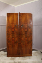 Load image into Gallery viewer, English Burl Walnut Fitted Wardrobe c.1930