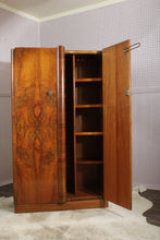 Load image into Gallery viewer, English Burl Walnut Fitted Wardrobe c.1930