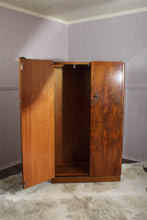 Load image into Gallery viewer, English Burl Walnut Fitted Wardrobe c.1930