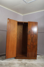 Load image into Gallery viewer, English Burl Walnut Fitted Wardrobe c.1930