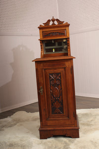 English Carved Mahogany Cabinet c.1900