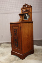 Load image into Gallery viewer, English Carved Mahogany Cabinet c.1900