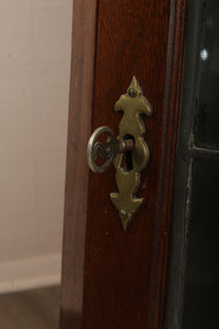 English Oak Hanging Corner Cabinet c.1900