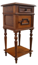 Load image into Gallery viewer, French Oak Marble Top Chevet c.1880