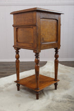 Load image into Gallery viewer, French Oak Marble Top Chevet c.1880