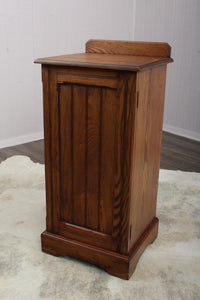 English Oak Bedside Cabinet c.1900