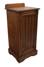 Load image into Gallery viewer, English Oak Bedside Cabinet c.1900