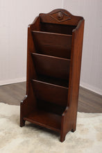 Load image into Gallery viewer, English Oak Magazine Rack c.1900