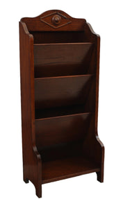 English Oak Magazine Rack c.1900