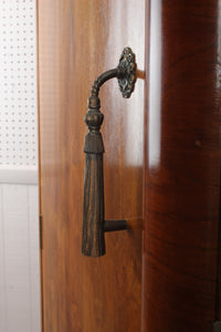 English Art Deco Burl Walnut Wardrobe c.1930