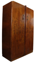 Load image into Gallery viewer, English Art Deco Burl Walnut Wardrobe c.1930