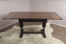 Load image into Gallery viewer, English Oak Drawleaf Table c.1930