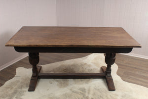 English Oak Refectory Table c.1900