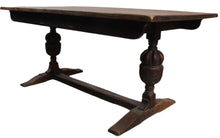 Load image into Gallery viewer, English Oak Refectory Table c.1900