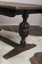 Load image into Gallery viewer, English Oak Refectory Table c.1900